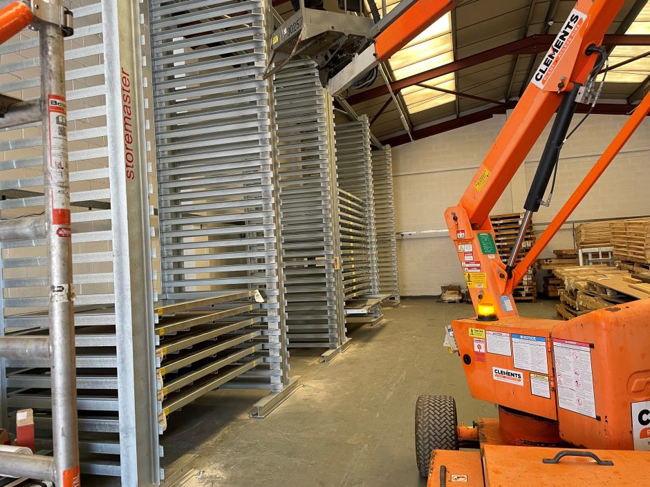 Image of the new storemaster at Aerocom's factory
