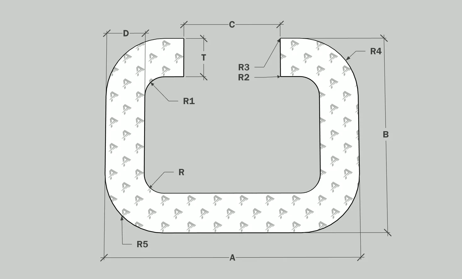 Aluminum Formed Semi-Closed Channel