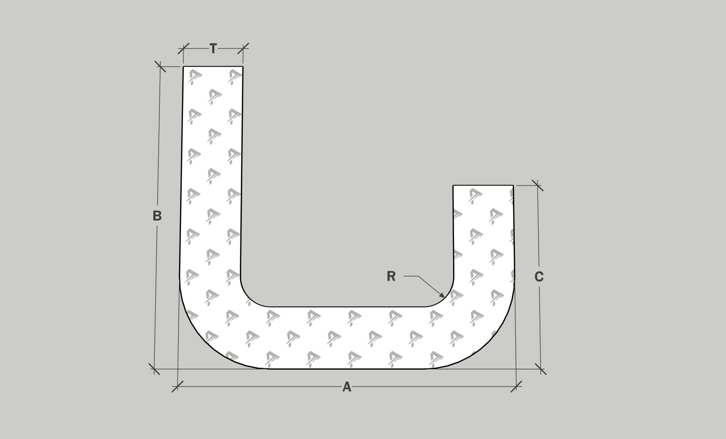 Aluminum Formed Channel - Unequal Legs