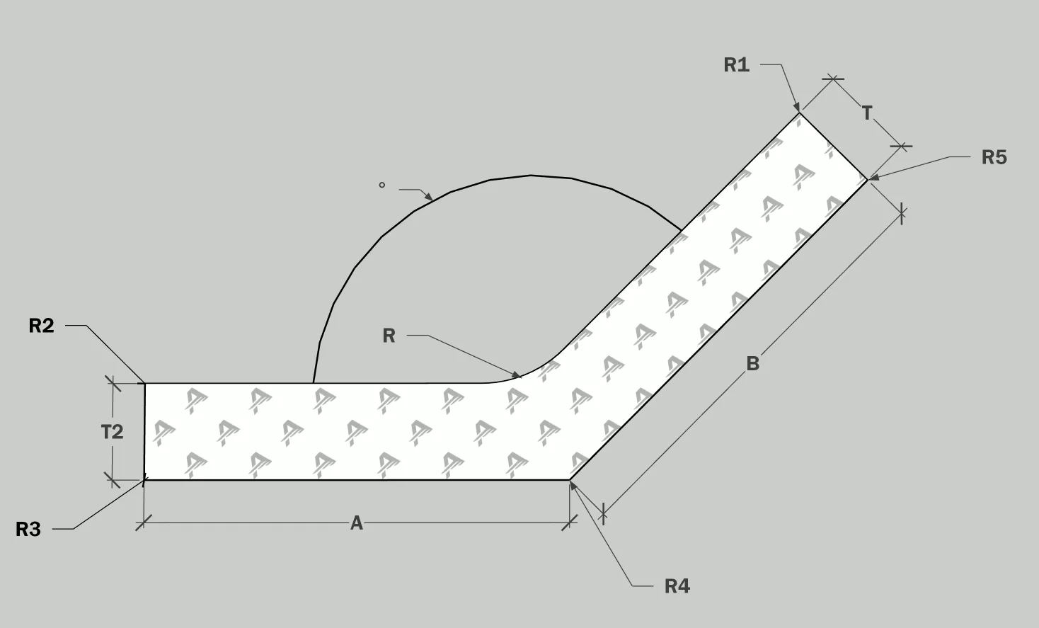 Aluminum Obtuce Angle - Equal Thickness
