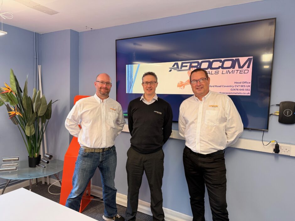 New team members Peter Isom (left) and Rob Smith (right) with Company Director Simon Littleford (middle)